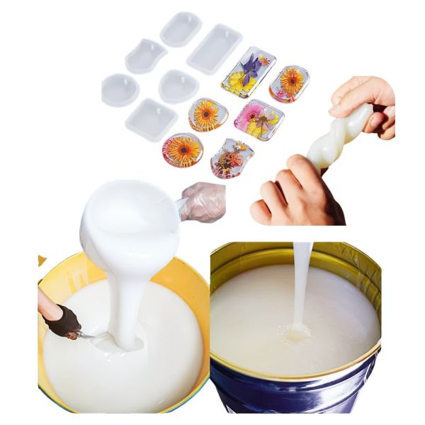 Food Safe Liquid Silicone For Molds Lsr Rubber Platinum Based Silicone 1:1 Raw Silicone Material