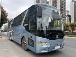 Diesel Manual Used Coaster Bus 47 Seats Euro 4 Emission Standard