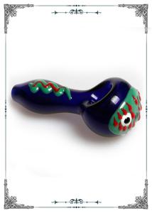 Wholesale Tobacco Pocket Glass Smoking Pipe Grimace Glass spoon Hand Pipe from china suppliers