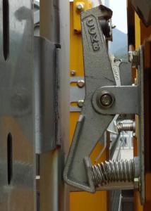 Wholesale Silver Color Construction Hoist Parts Elevator Enclosure Door Mechanical Interlock from china suppliers