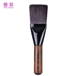 Wholesale T02 Customization Animal Hair Makeup Brushes Flat Powder Brush Cosmetics Tools from china suppliers