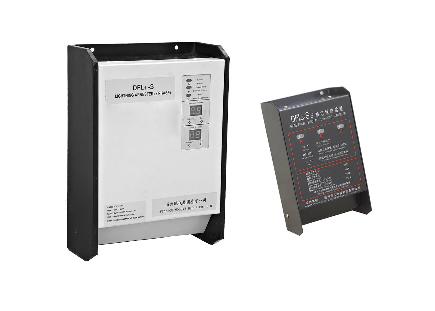 Industrial Single Phase Lightning Protector Box Surge Protector 220V 40KA