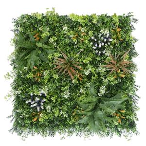 Wholesale UV 3D Artificial Green Walls Panel 50*50CM PE Vertical Garden Decoration from china suppliers