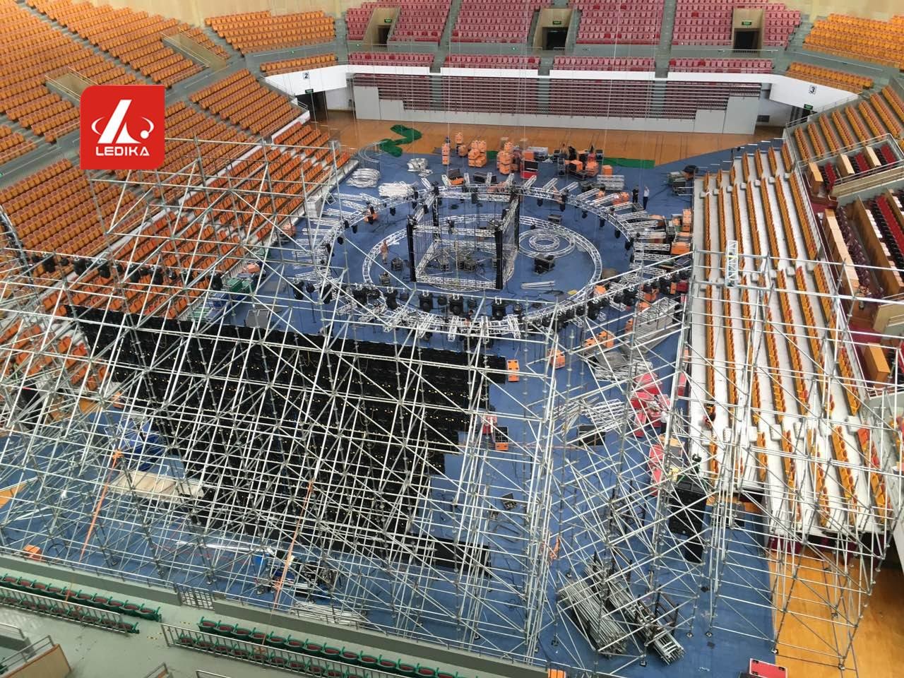 Array Speaker Layer Truss Scaffolding Truss Using For Outdoor 1000×2000 Mm