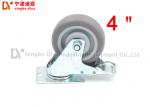 3 Inch Tpr Rubber Industrial Caster Wheels Swivel Lock Damping Casters