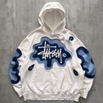 Custom Unisex Sweatshirts Pullover 100% Cotton Oversized Baggy Boxy Cropped