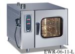 Full Stainless Steel Electric Oven For Baking , Digital System 6 Trays Combi