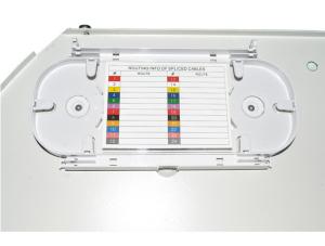 Wholesale 1U 24core 19'' rotary type rack mount Fiber optic patch panel from china suppliers