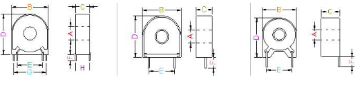 Anti - Burning ABS Miniature Current Transformer 500V with Current Isolation Function