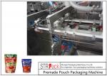 Sauce Premade Pouch Packaging Machine For Doypack , 3/4 Sides Sealed Bags ,