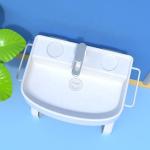 Customized Logo Plastic Kids Wash Basin Pedestal Sink Popular Design