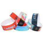 Tear Resistant Paper Event Wristbands Tyvek Dupont Adjustable Size