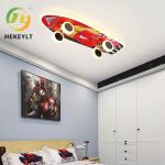 Nordic Bedroom Children'S Room Ceiling Light Cartoon Eye Protection Scooter