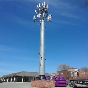 Wholesale Steel 20 Meter Gsm Monopole Steel Tower Communication Tower For Sale Q345B/A572 from china suppliers