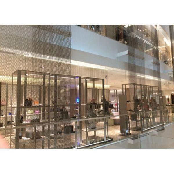 Stainless Steel 304 Chain Link Mesh with 1.2mm Wire Diameter and 6mm*6mm Mesh Size for Decorative Wire Mesh