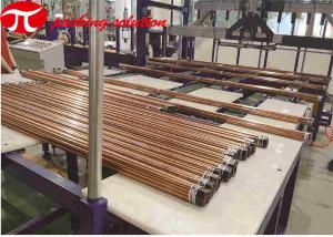 Wholesale Auto Labeling Copper Tube Carton Wrapping Packaging Machine End Sealing Copper Coil Packing Line from china suppliers