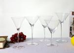 CE Hand blown Crystal Transparent 10 Oz Martini Glasses