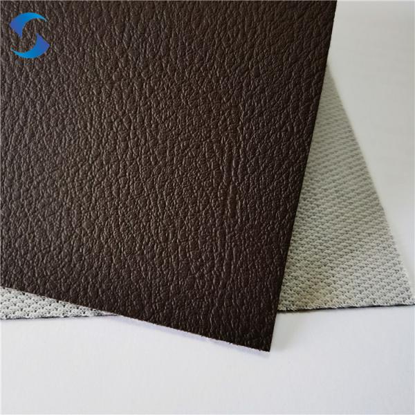 Woven Backing PVC Leather Fabric synthetic leather fabric rolls functional