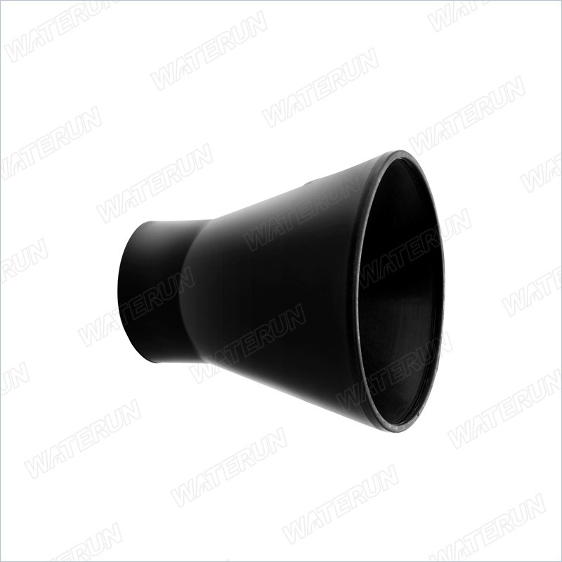 Black Color Fume Eliminator Round Silicone Nozzle With Exquisite Appearance