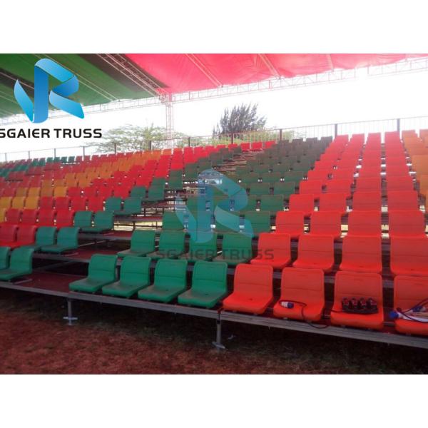 Layer Steel Bleachers Mobile Grandstand Folding Bleachers with stadium seats