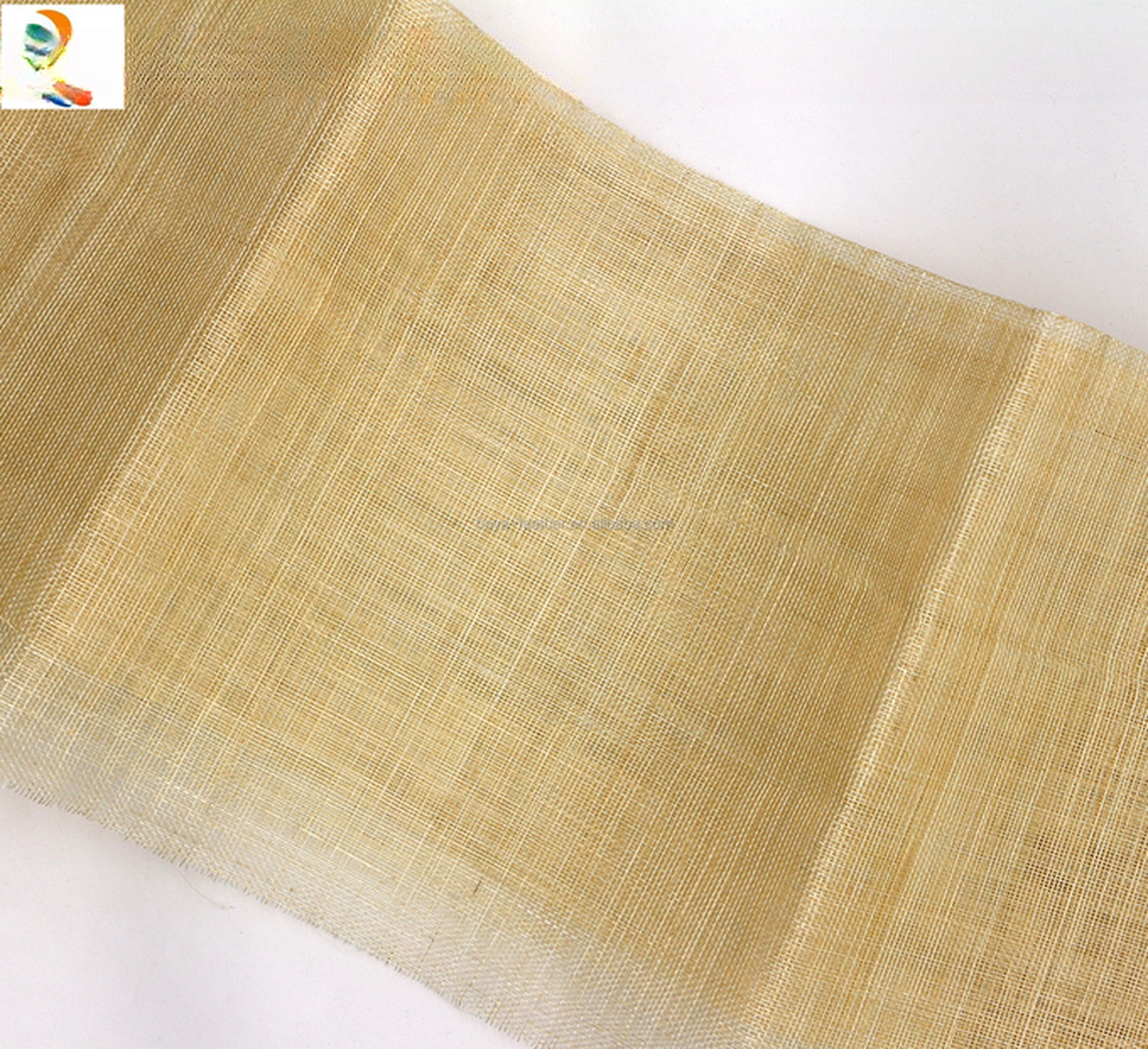Dyed Goose Feather Sinamay Fabric for Hat Decoration and Millinery Supplies