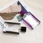 Cosmetic Packaging Glass Perfume Bottle With Color Plastic Cover Bayonet