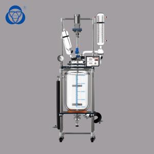 Wholesale Customized Double Layer Glass Reactor / Jacketed Glass Vessel Eco Friendly from china suppliers
