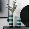 Buy cheap Modern minimalist design art ornament handmade stripe tall vases home tabletop from wholesalers