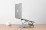 4.0mm Thick Portable Foldable Laptop Stand , 530g Laptop Table Stand Adjustable