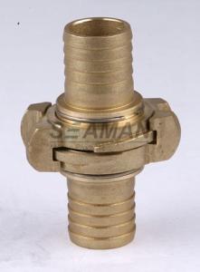 Wholesale Firemans Hose Nozzle Nakajima 1.5 / 2 / 2.5  Brass Fire Hose Coupling Connector from china suppliers