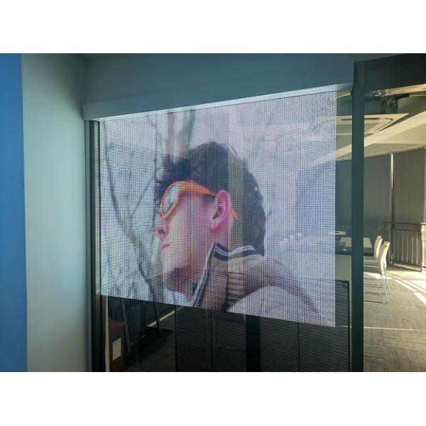 Hanging Install P6 Transparent LED Display Screen 240mm×1000mm With Module
