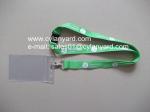 Printed colour polyester neck ribbons with breakaway buckle,