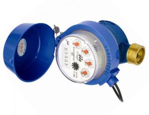 Wholesale PN16 Residential Water Meter With AMR Reading / House Water Meter Built In Valve from china suppliers