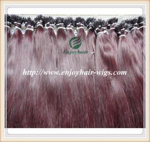 Wholesale Nano Ring Hair Extensions16''- 26&quot; 100% Human Indian Remy Remi Hair bug#- all color from china suppliers