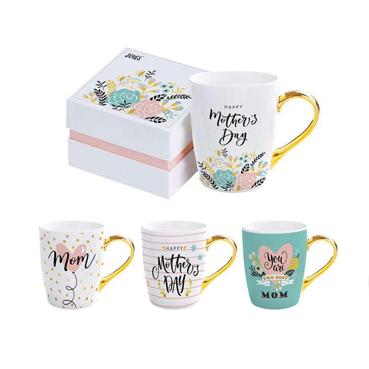 Customized Printing Ceramic Color Mugs Creative Fresh Decal Style