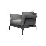 Confortable leisure chairs by Cotton linen fabric upholstered with Ash wood