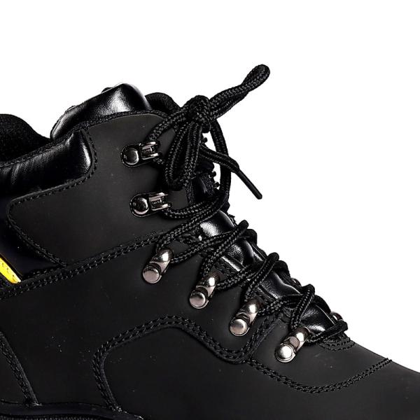 Anti Static Genuine Leather Work Anti Puncture Anti Smashing Boots Steel Toe Steel Plate Safety Shoes