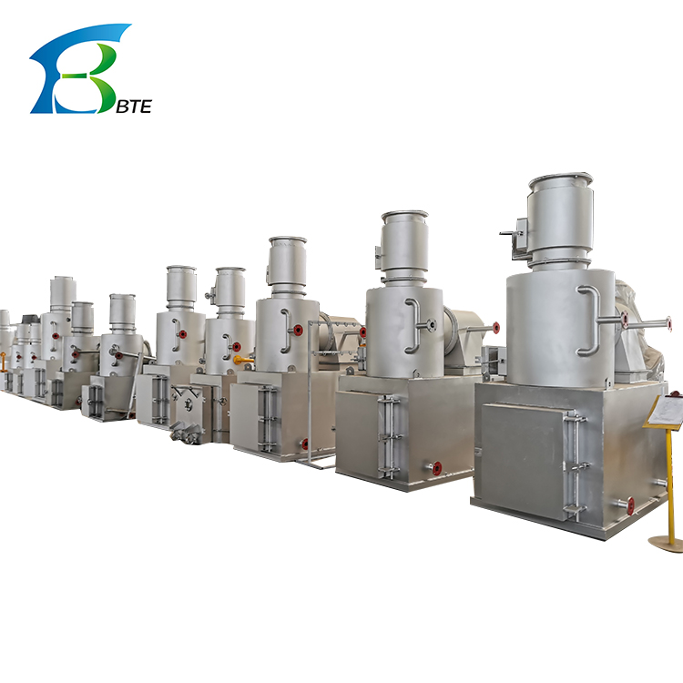 2023 Silver/Blue Pet Animal Cremation Furnace with Solid Waste Management System