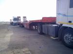 Heavy Duty Flat Bed Semi Trailer 3mm Diamond Platform t700 Steel Corrugated