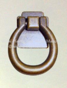 Wholesale Copper pull ring cabinet handle,L51mm*W35mm,drawer metal accessories.OEM size &amp; finish from china suppliers