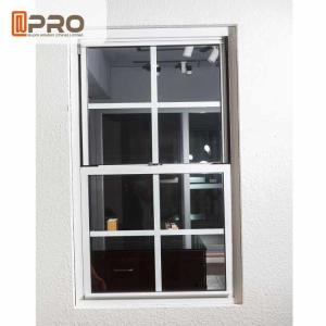 Wholesale Thermal Break Aluminum Sash Windows Customized Size With Insulated Double Glass from china suppliers