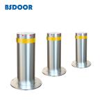 Industrial Roadway Traffic 800mm Electric Rising Bollards 8K Mirror Surface