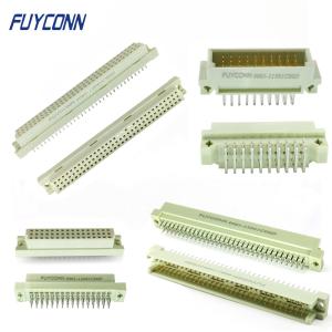 Wholesale Female / Male DIN 41612 Connector Right Angle / Straight / Press Pin PCB from china suppliers