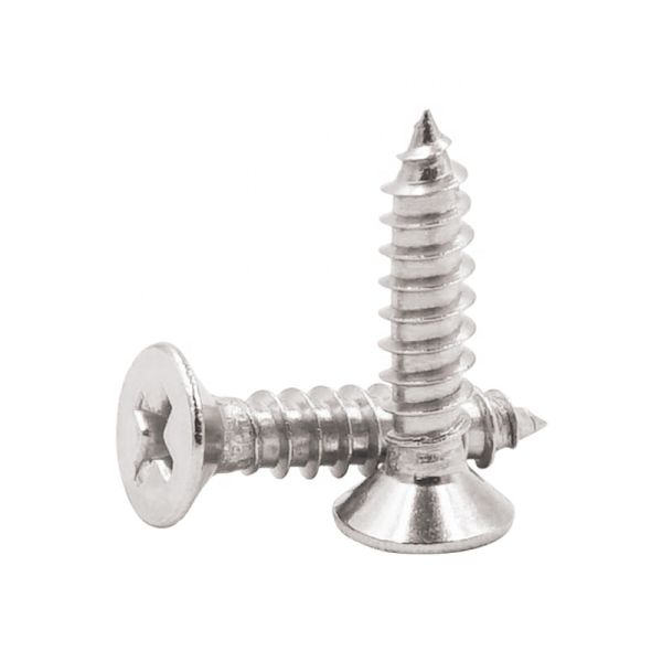 ST2.2 Standard Thread 304 Stainless Steel Countersunk Head Cross