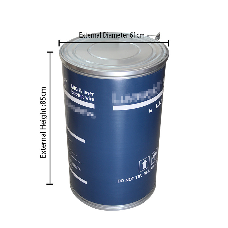 220L 58 Gallon Fibre Storage Drums Color Printed Bulk Fiber Drums
