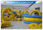 Yellow Inflatable Water Games Sports Inflatable Floating Tarpaulin On Water Park