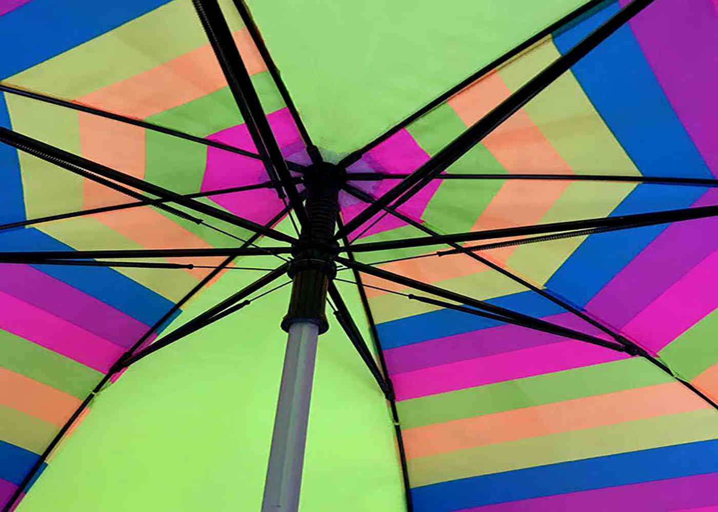 Strong Sturdy Durability Aluminium Umbrella Unique Groove Bone Design