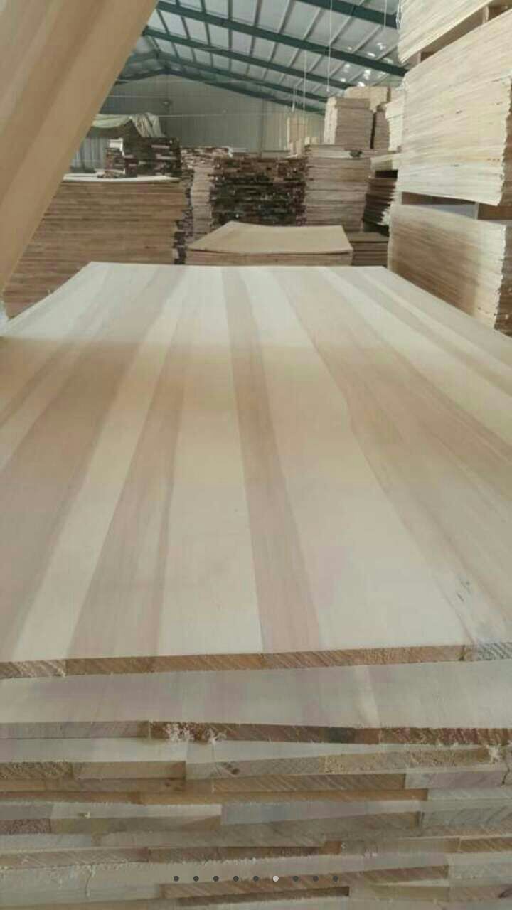 Poplar Wood Panel Solid Wood Board AA AB Grade Length 100mm-2440mm Online Technical Support