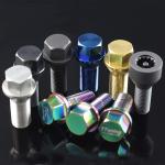 Black Titanium GR5 Car Wheel Bolts 4 Wheel Upgrade Kits M12x1.5 For BMW E