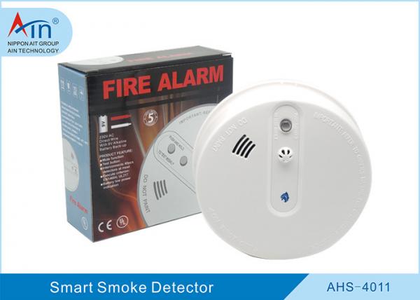 Quality Fire Alarm Smart Wifi Smoke Detector With 9V Layer Built Battery Power Supply for sale